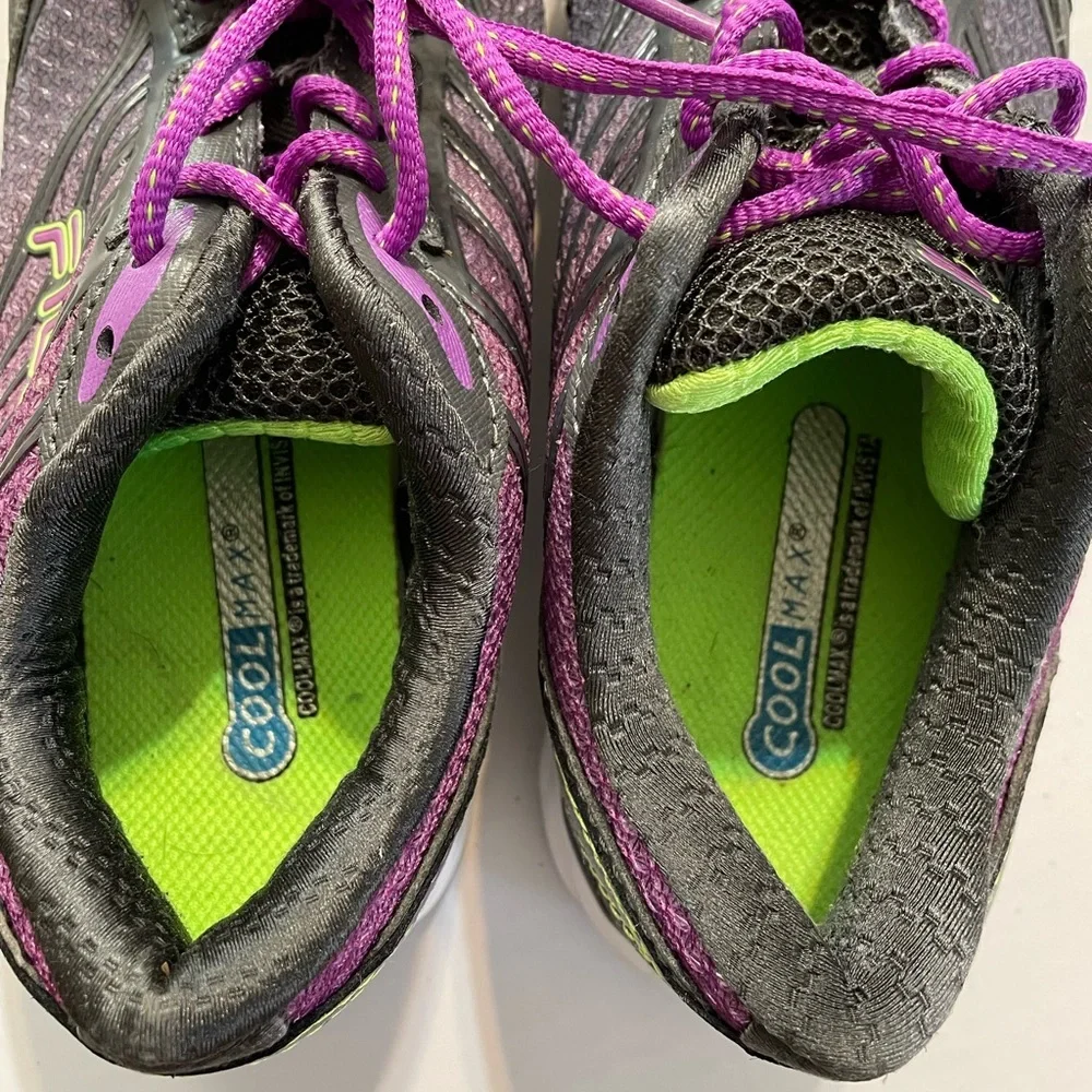 Fila Fresh 3 Women's Gray/Purple Athletic Shoe,Size 7